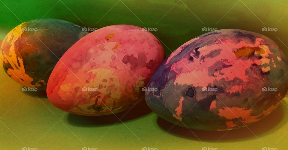 Easter egg trio