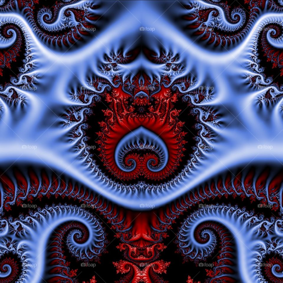 alien structure fractal pattern
