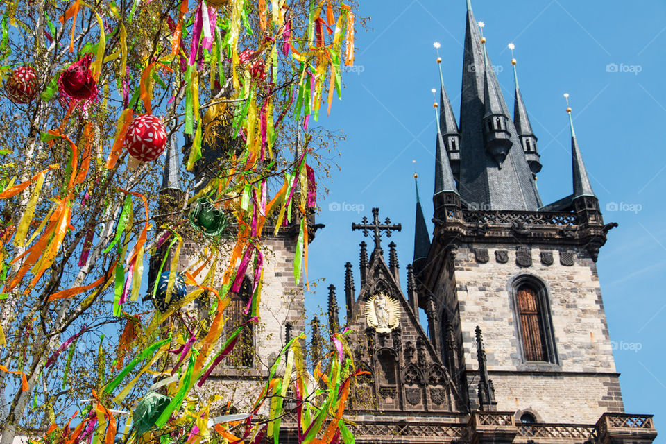 Prague Easter market 