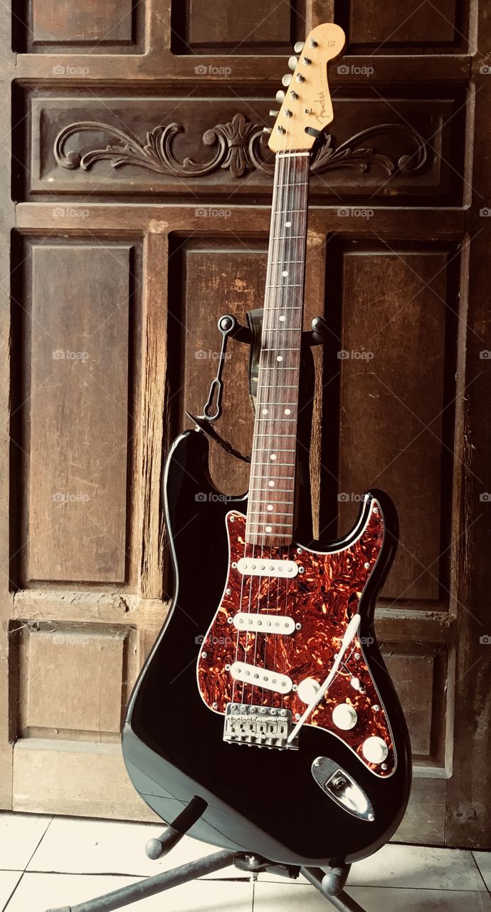 ‘62 Fender Stratocaster. 