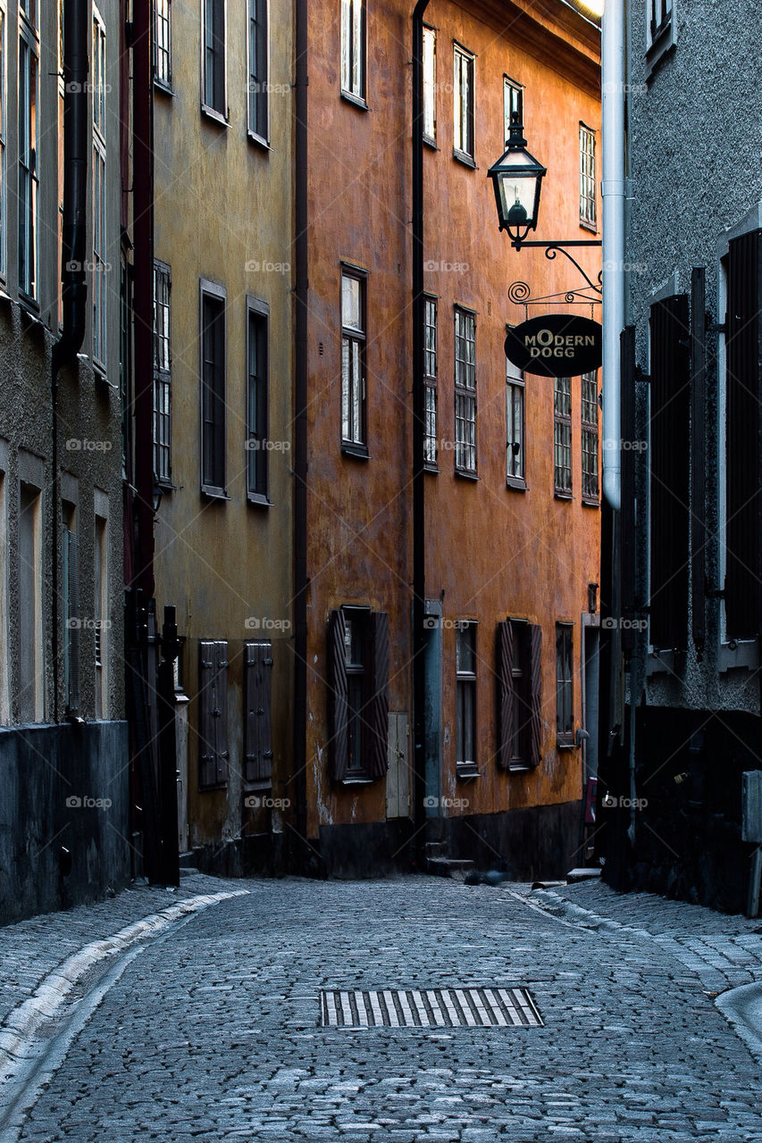 sweden stockholm town road by stefanzander