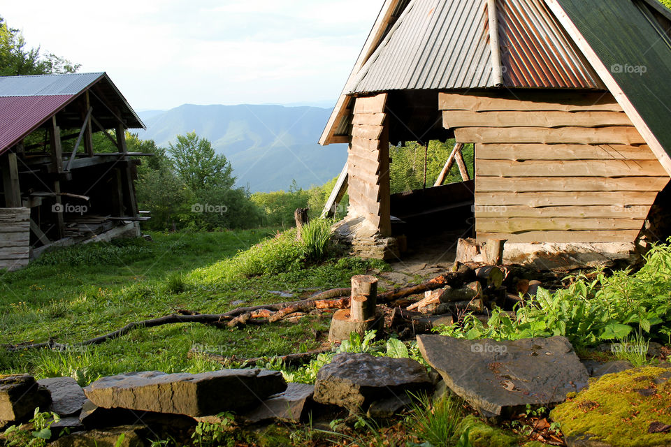 Nature, mountins, hause, sun, love