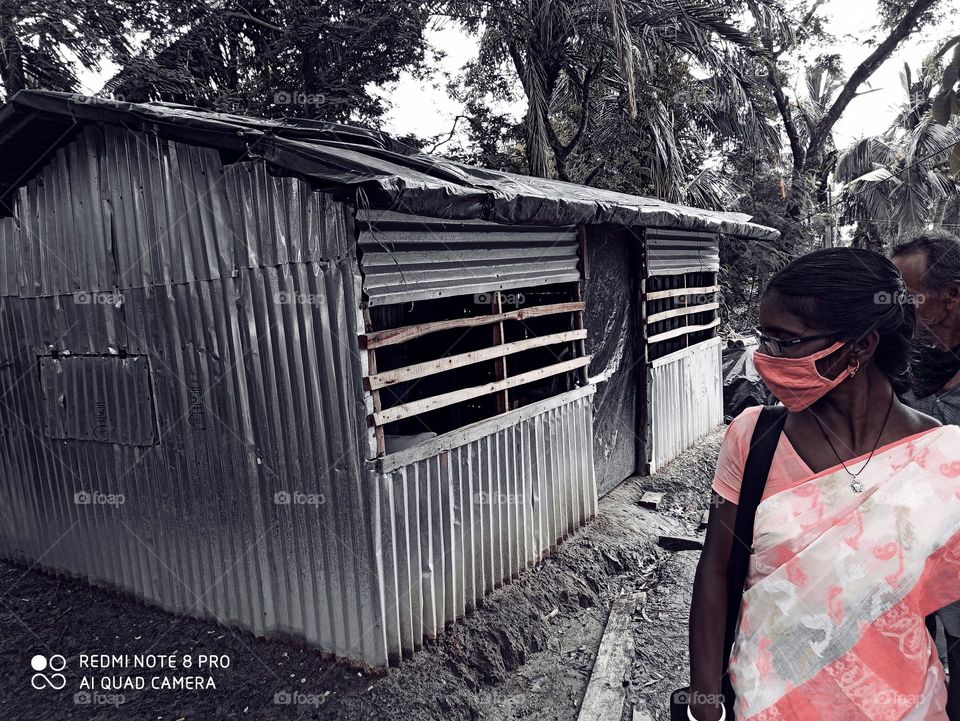 Wood and metal make a home