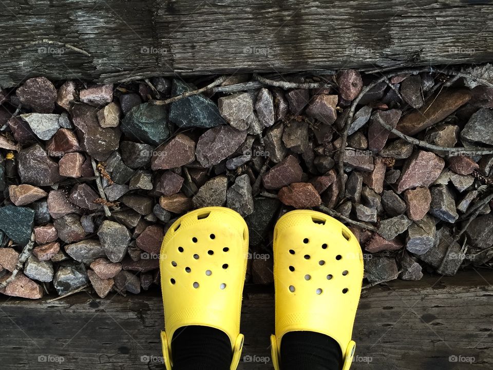 Crocs on Tracks