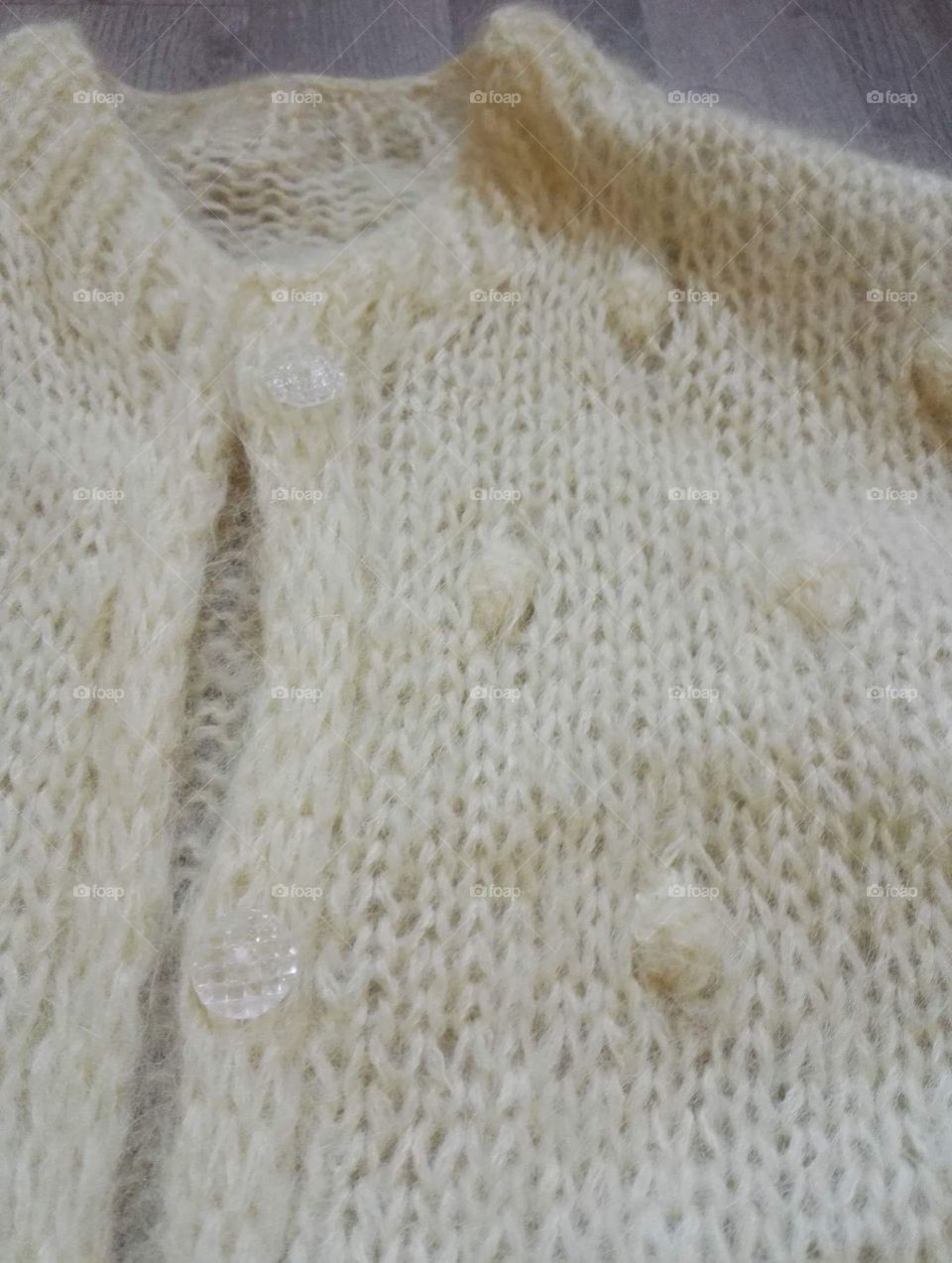 Close up wool cardigan