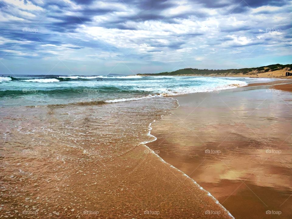 Sneaky picture of a beautiful beach and a beautiful day at Soliders beach on the Central Coast. 