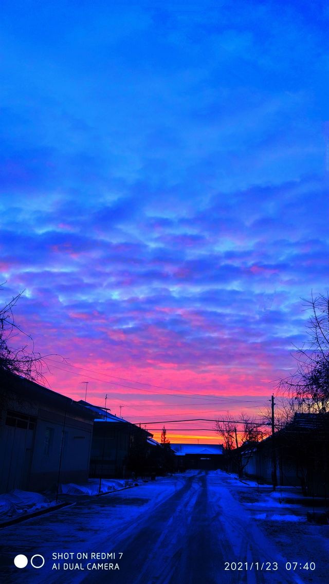 morning landscape clouds