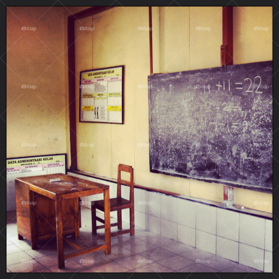 school desk bali class by Nietje70
