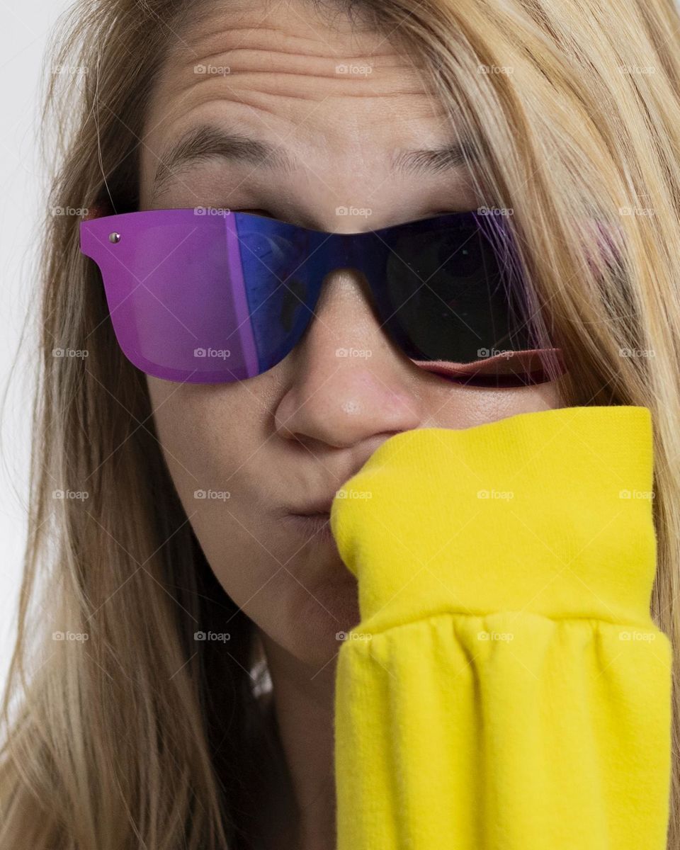 Purple Shades Portrait 