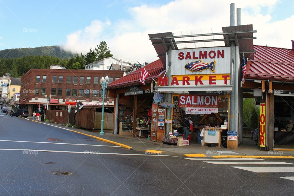 salmon market