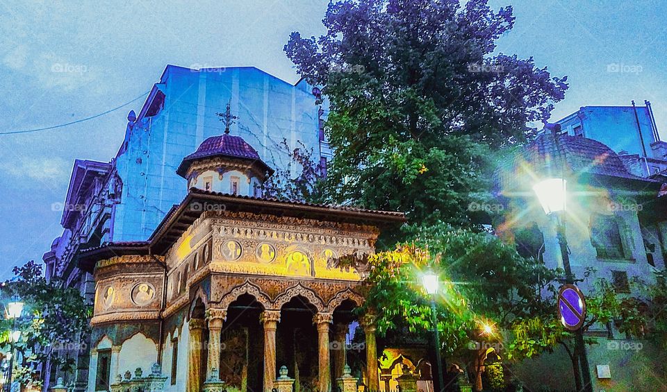 Greek orthodox church in Bucharest