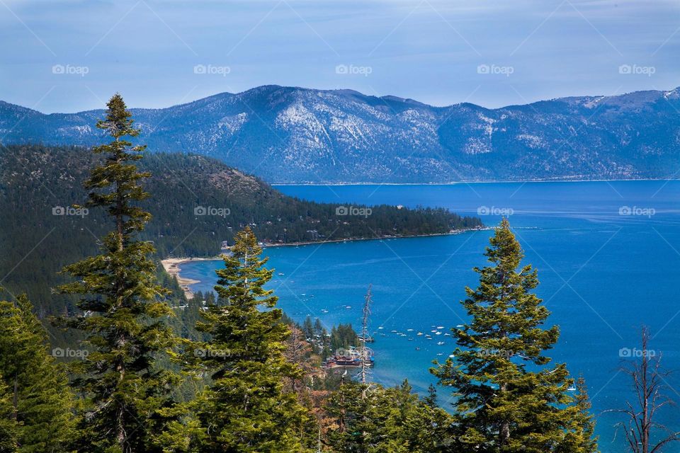 Lake Tahoe hiking view 