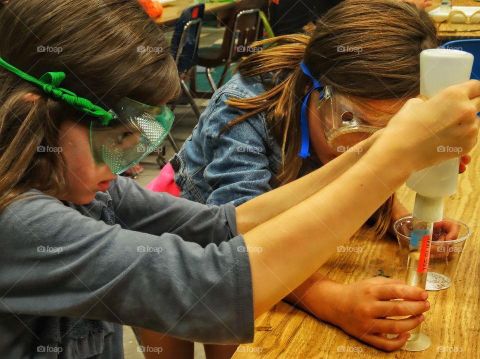 Girls Doing Science