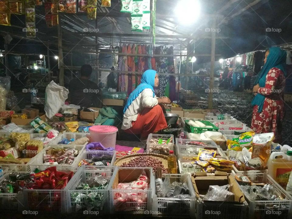 The beautiful traditional market