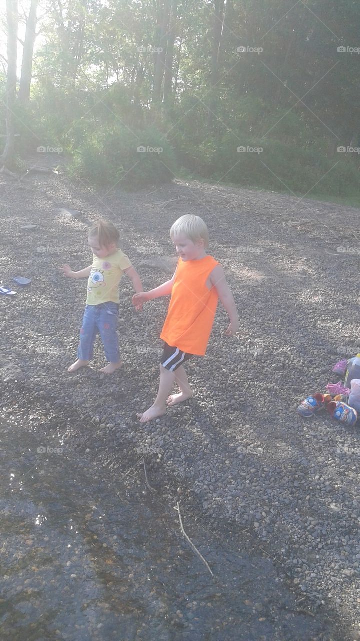 Kids playing