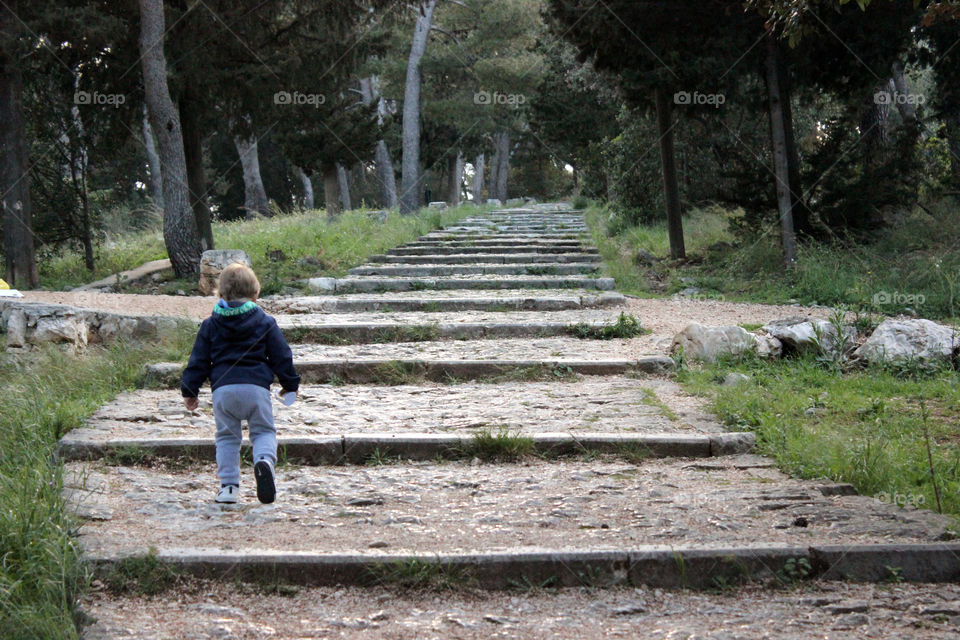 Marjan hill in the city of Split