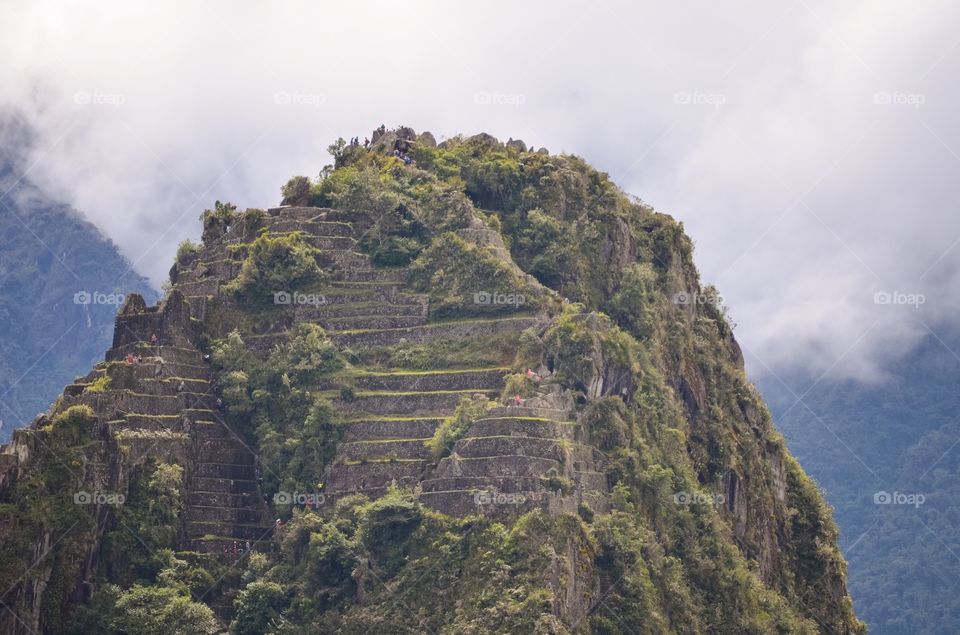 Machu Picchu mountain top 