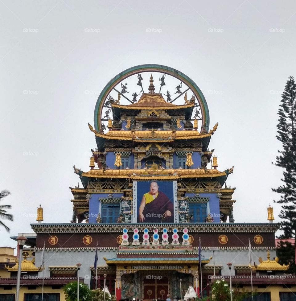 Temple Of Bhuddha In Mysore