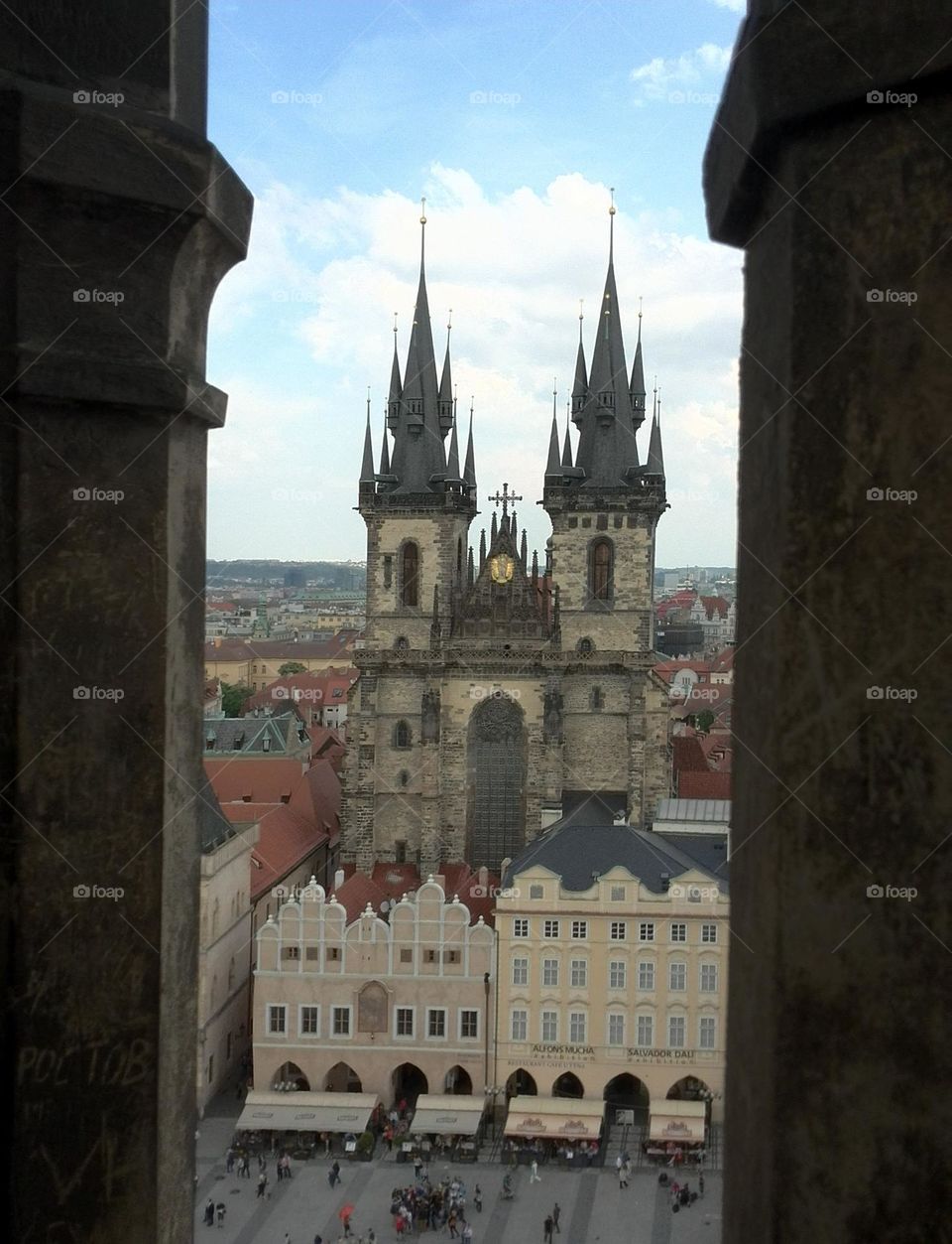 Historical Prague city center