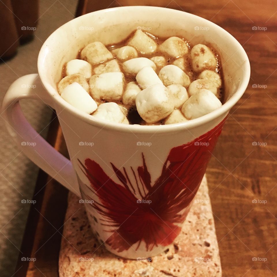 Hot cocoa w marshmallows 