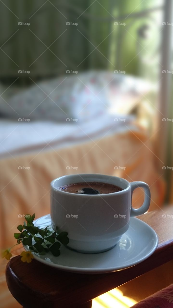 Coffee in the morning