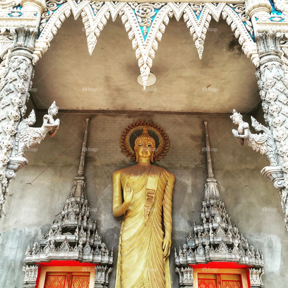 Thai art in Buddhist temple