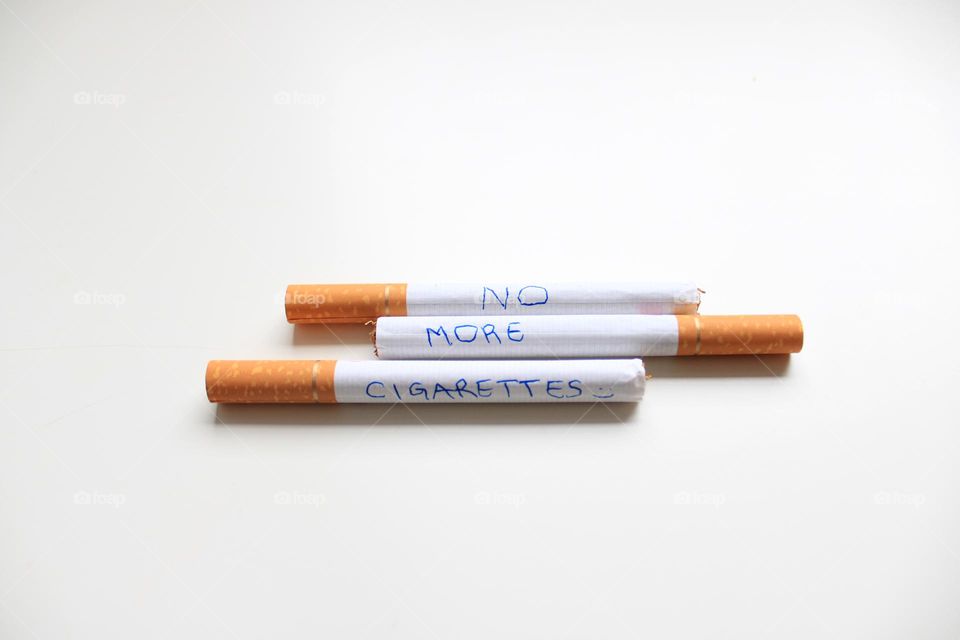 No more cigarettes