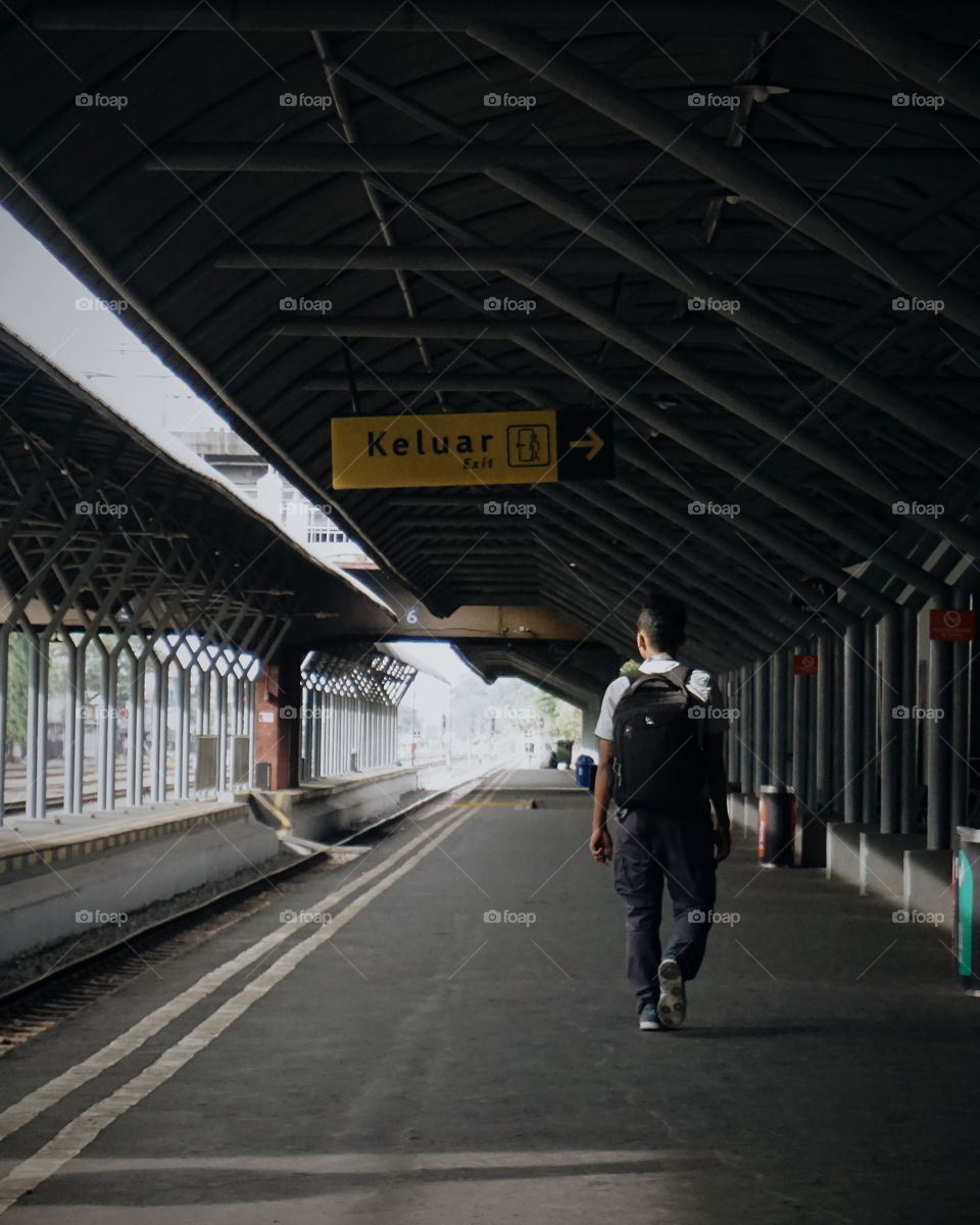 Stepping forward. Every exit is a new beginning for me.