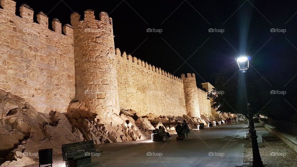 City wall of ávila