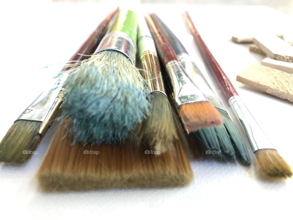 Used paint brush