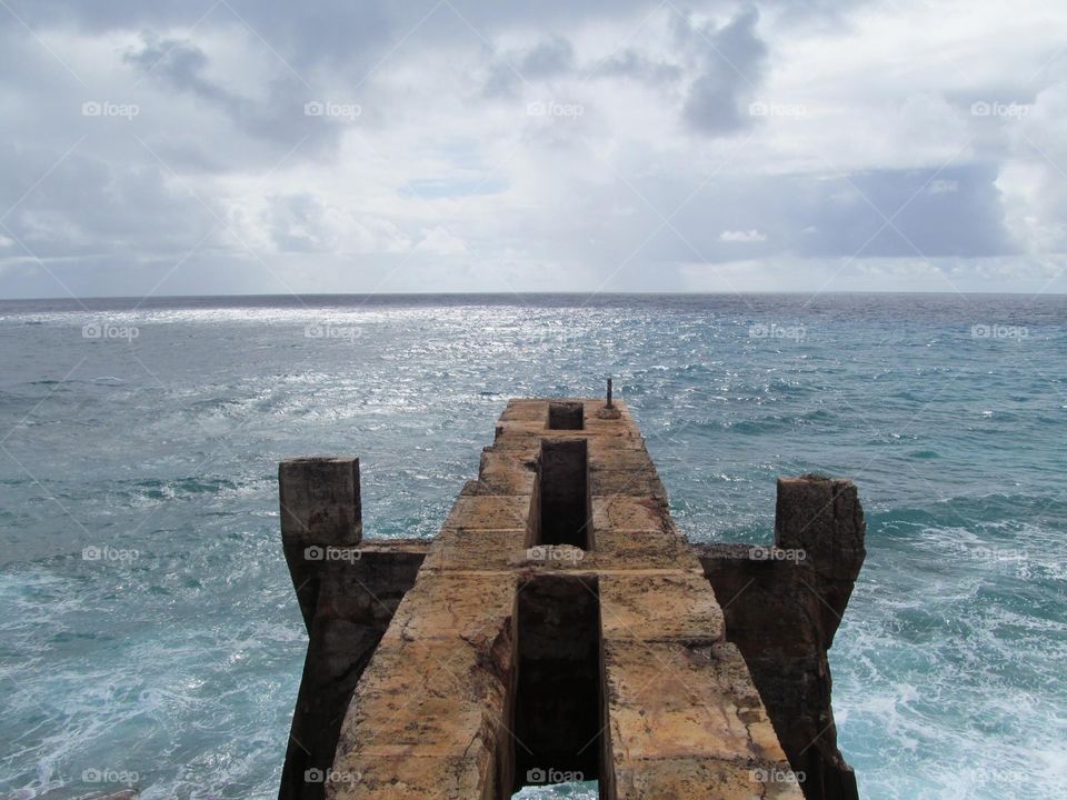 Old ramp out to ocean