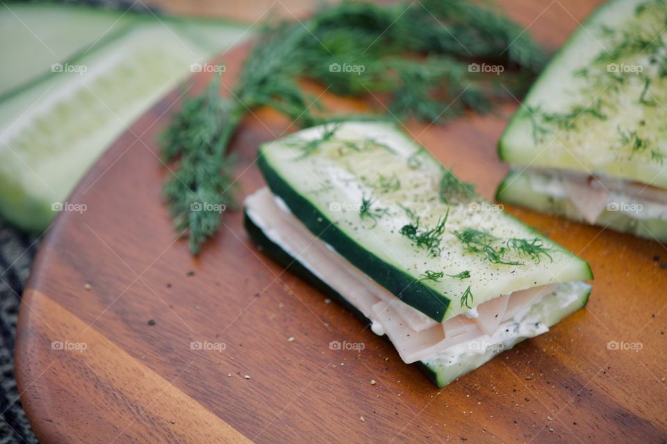 Cucumber Turkey Sandwich 