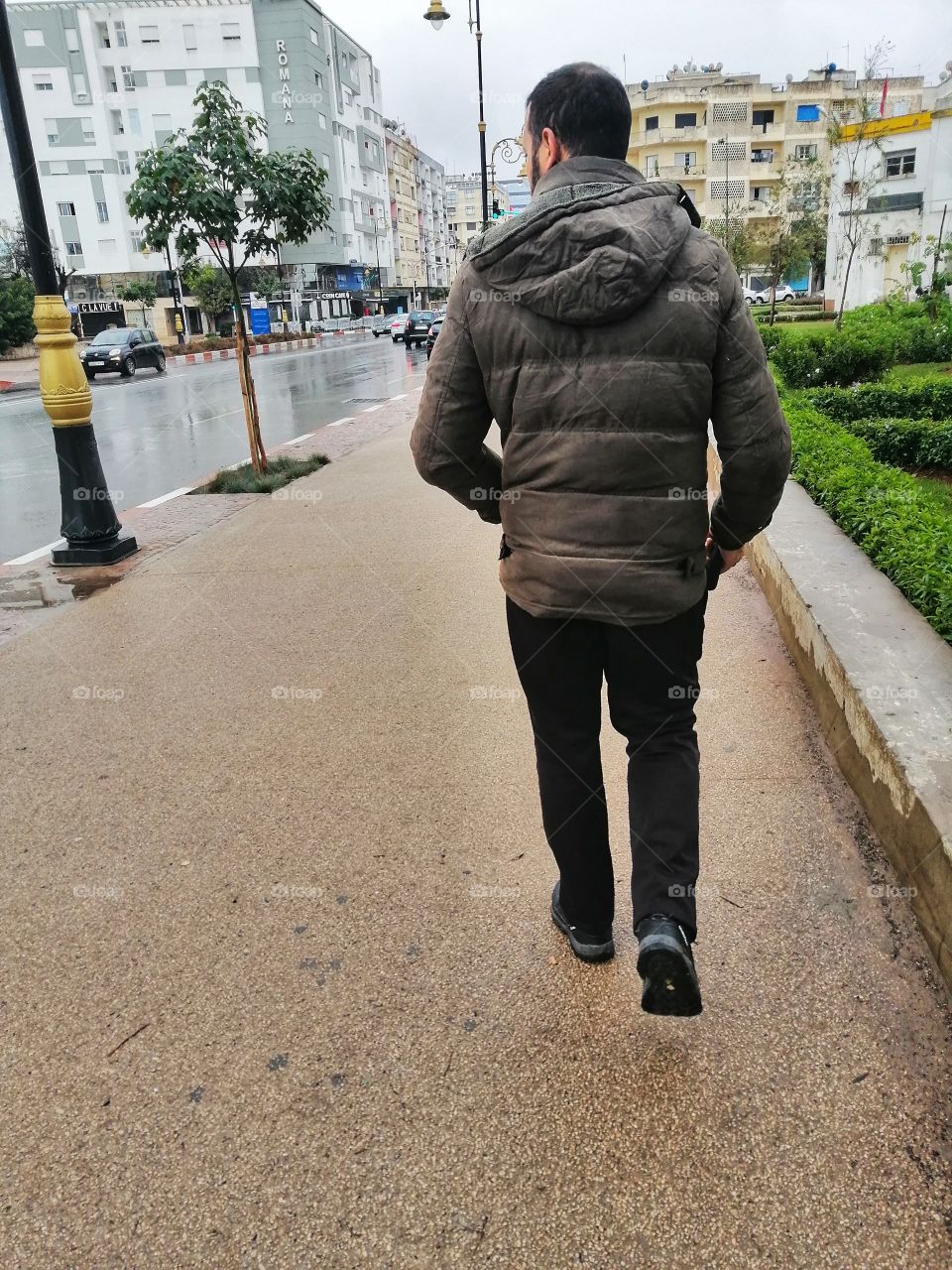 A walk in the rain