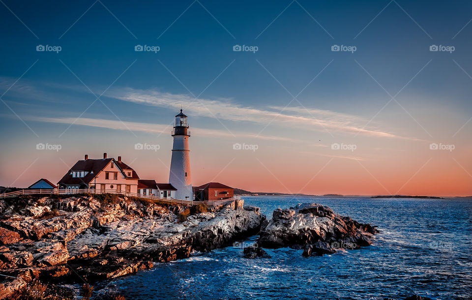 Lighthouse in Portland Maine