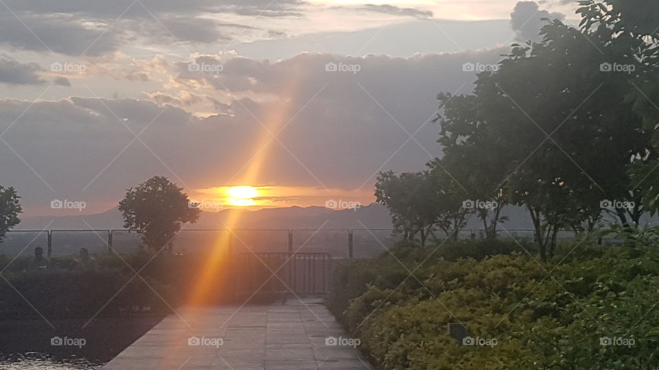 sunset in Cebu