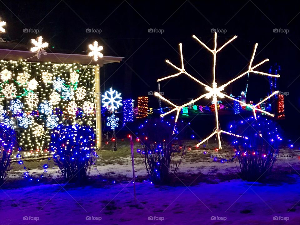 Upper Sandusky Christmas light display 