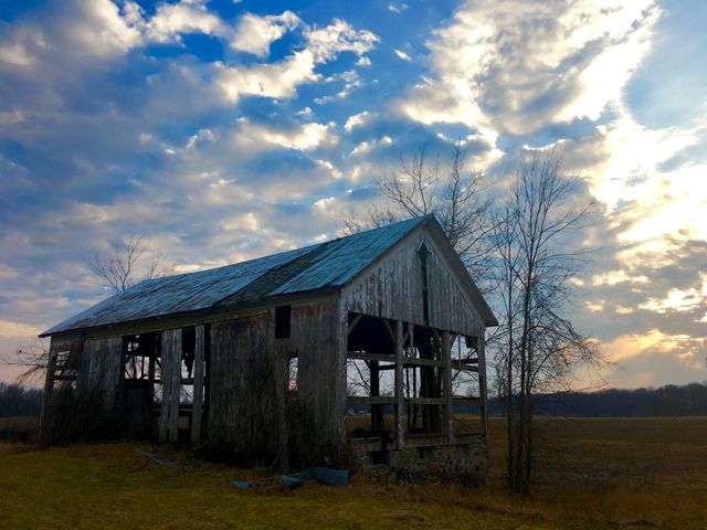 Silhouetted Barn 