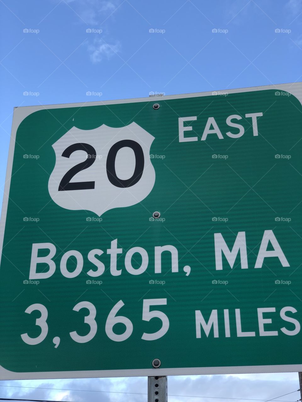 Mileage to Boston