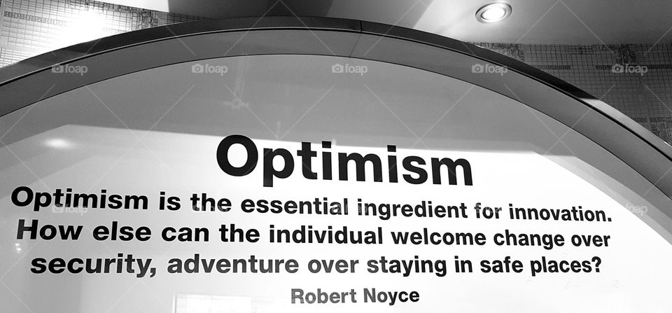 Optimism is the main ingredient