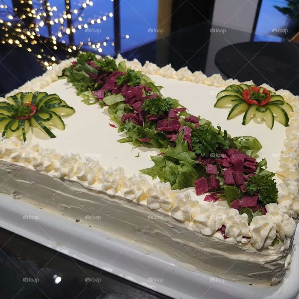 Reindeer sandwichcake