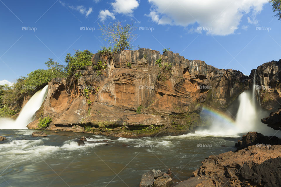 Prata waterfall in Chapada das Mesas Maranhao Brazil.