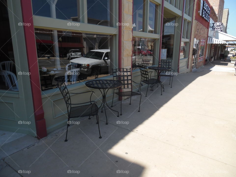 patio furniture. This is another picture of a store front that I saw while visiting Jacksboro Texas