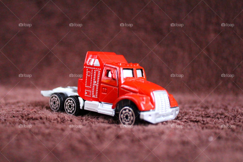 red toy truck