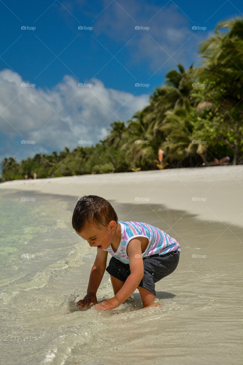 Play time at the beach