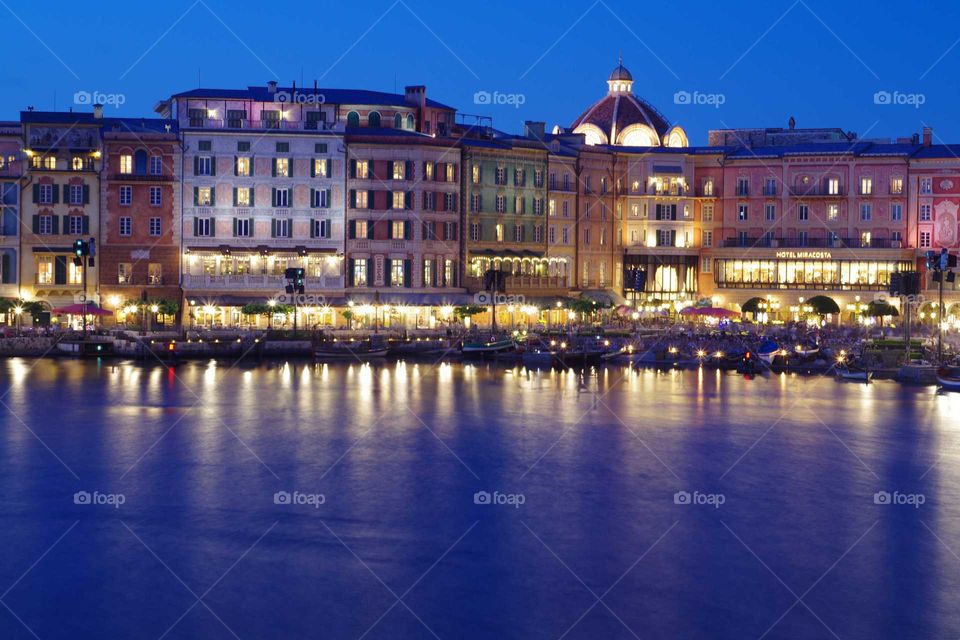 night view @ Tokyo Disney Sea