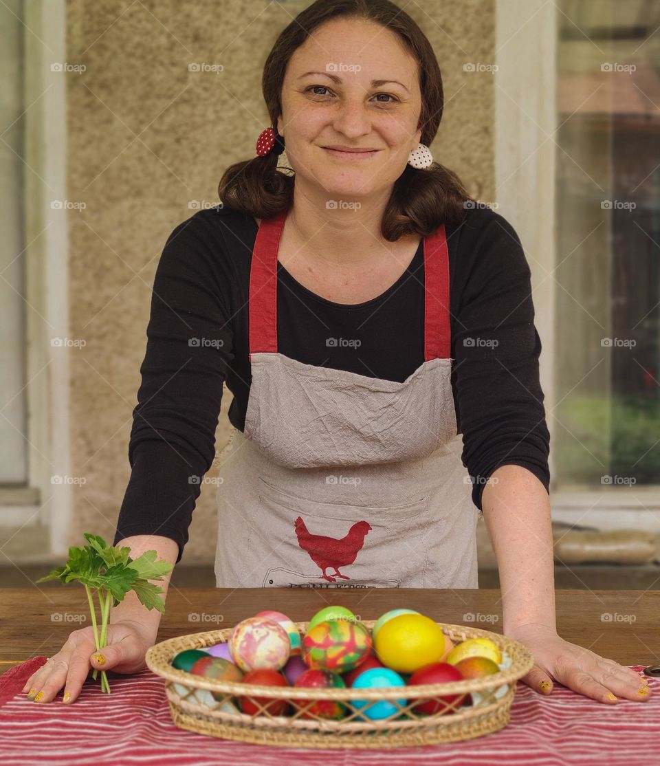 Colorful Easter at home