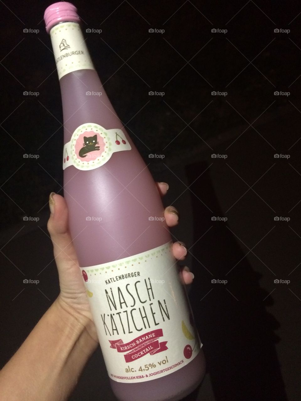 pink liqueur