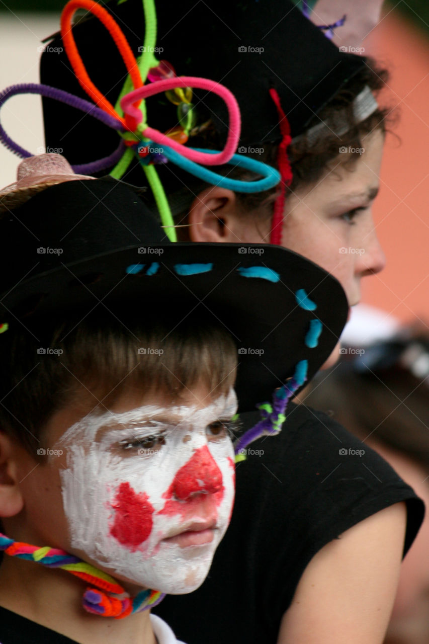 Child in parade