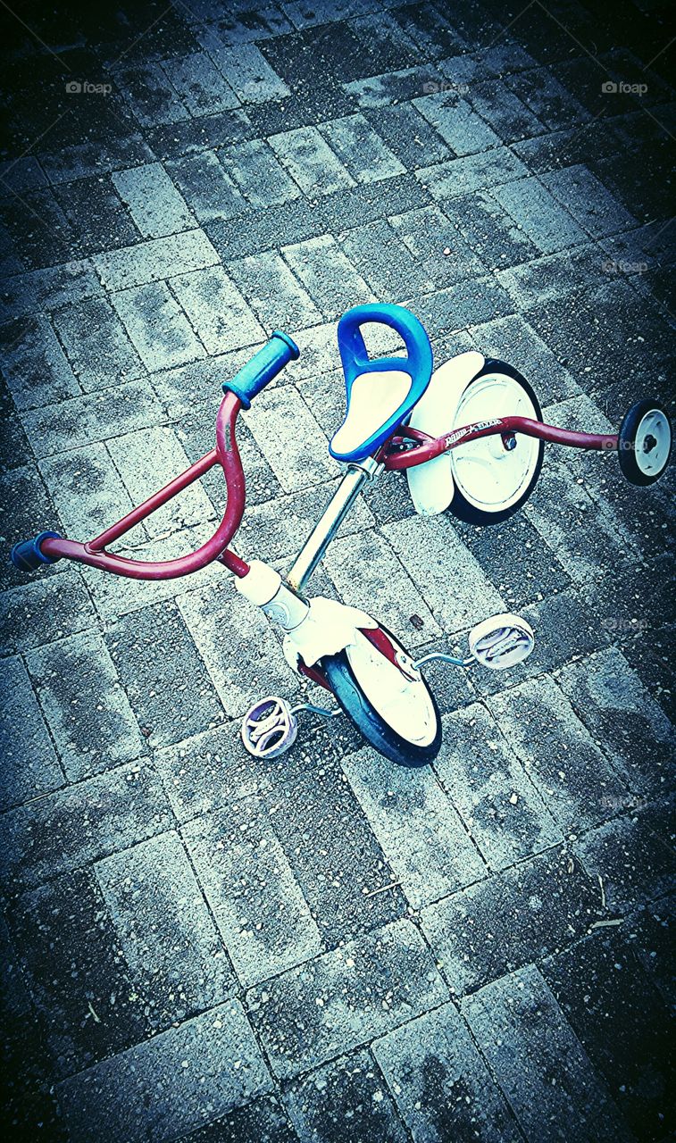 Tricycle . shot I took in the backyard 