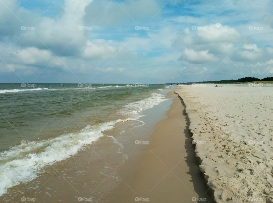 Water, Sand, Beach, No Person, Surf